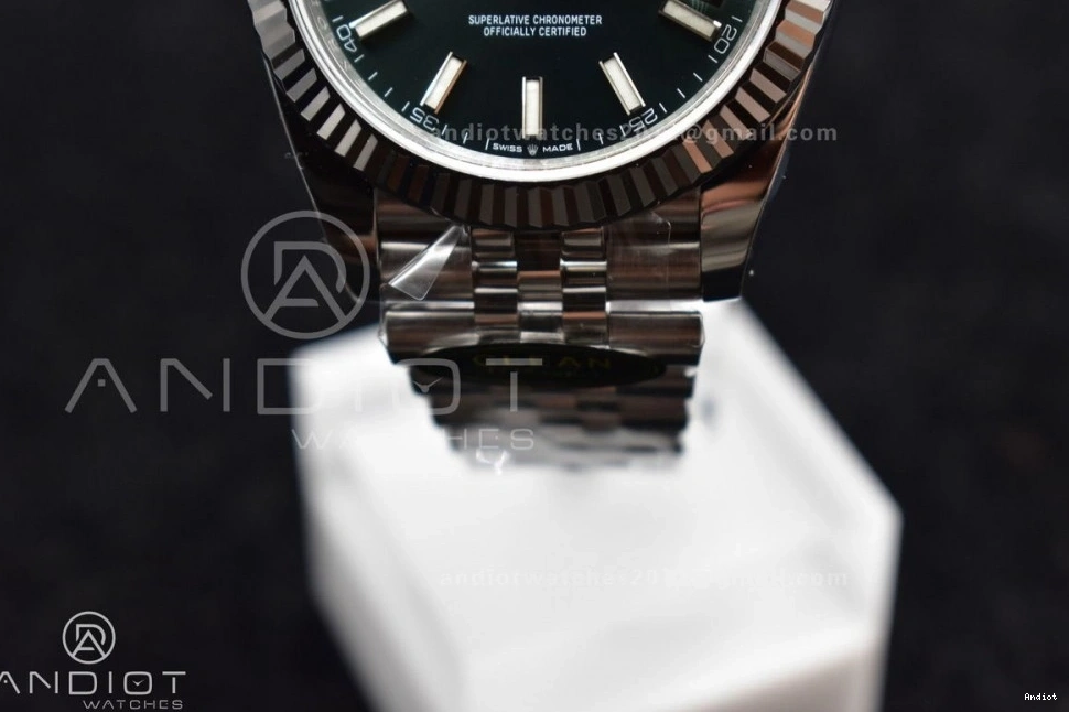 Dial 126334 Bracelet Clean Stick Steel DateJust 41 Jubilee VR Green 1:1 Edition on 904L Neat Best 405 0715